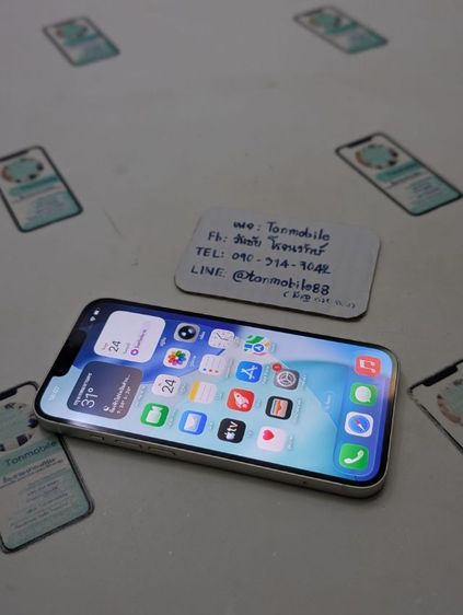 ขาย เทิร์น iPhone 13 128 Starlight ศูนย์ไทย สภาพใหม่เอี่ยม อุปกรณ์ครบยกกล่อง ประกันยาว 5 เดือน สุขภาพแบต 95 เพียง 11,590 บาท ครับ  รูปที่ 3
