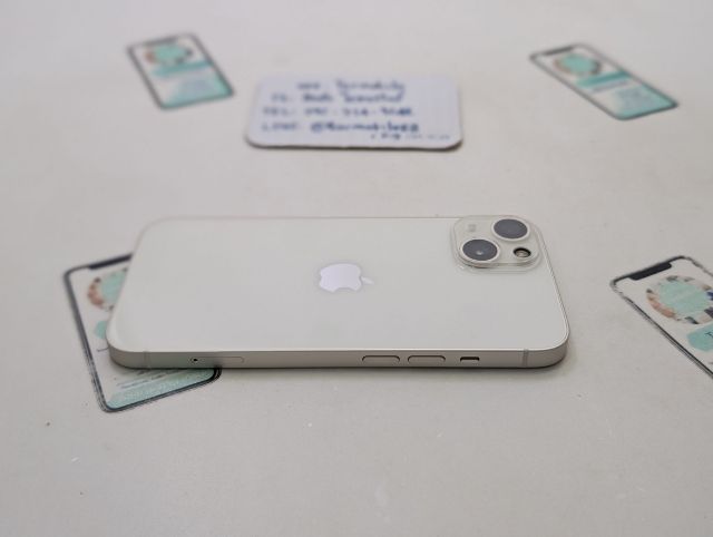 ขาย เทิร์น iPhone 13 128 Starlight ศูนย์ไทย สภาพใหม่เอี่ยม อุปกรณ์ครบยกกล่อง ประกันยาว 5 เดือน สุขภาพแบต 95 เพียง 11,590 บาท ครับ  รูปที่ 6