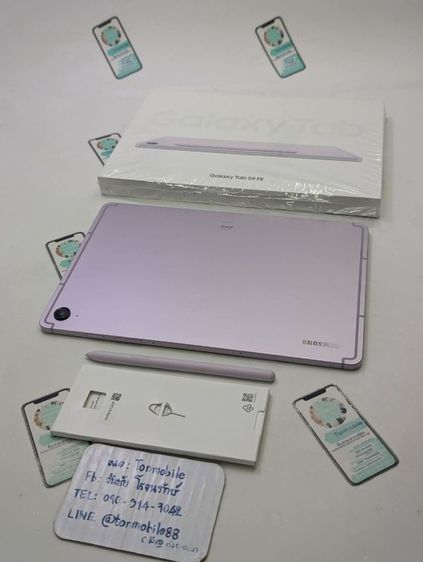 ขาย เทิร์น Samsung Galaxy Tab S9 Fe ศูนย์ไทย สภาพใหม่เอี่ยม อุปกรณ์ครบยกกล่อง ขาดสายชาร์จ แถม Keyboard เพียง 6,990 บาท เท่านั้น ครับ  รูปที่ 2