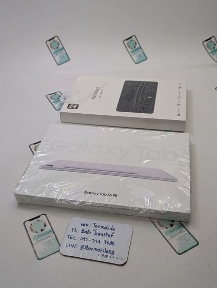 ขาย เทิร์น Samsung Galaxy Tab S9 Fe ศูนย์ไทย สภาพใหม่เอี่ยม อุปกรณ์ครบยกกล่อง ขาดสายชาร์จ แถม Keyboard เพียง 6,990 บาท เท่านั้น ครับ 