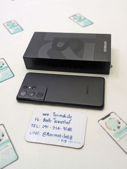 ขาย เทิร์น Samsung Galaxy S21 Ultra 5G Ram 12 Rom 128 GB Silver ศูนย์ไทย อุปกรณ์ครบยกกล่อง ขาดสายชาร์จ แถม S Pen ถูกๆ เพียง 7,290 บาท ครับ รูปที่ 2