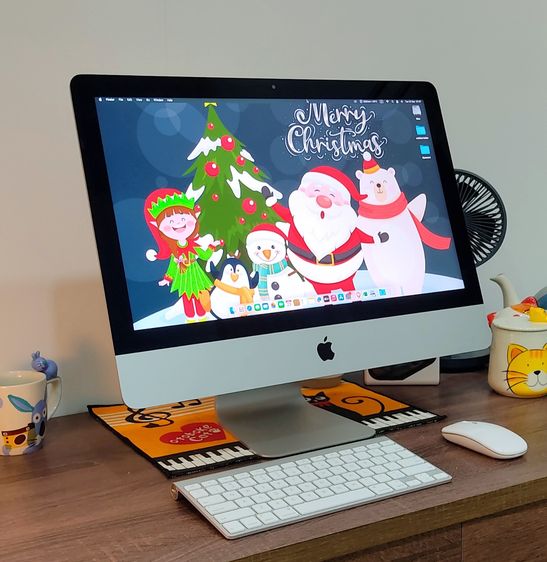 iMac 21.5" 2012 Corei5 macOSปี2024 SSD 128 GB RAM 8GB ใช้งานลื่นๆ โปรแกรมครบ จอสวย+Apple keyboard รูปที่ 2