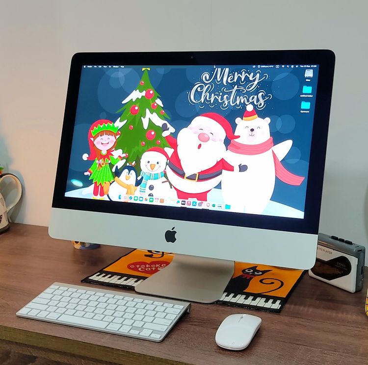 iMac 21.5" 2012 Corei5 macOSปี2024 SSD 128 GB RAM 8GB ใช้งานลื่นๆ โปรแกรมครบ จอสวย+Apple keyboard รูปที่ 3