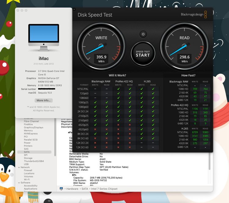 iMac 21.5" 2012 Corei5 macOSปี2024 SSD 128 GB RAM 8GB ใช้งานลื่นๆ โปรแกรมครบ จอสวย+Apple keyboard รูปที่ 10
