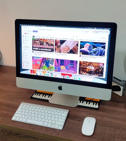 iMac 21.5" 2012 Corei5 macOSปี2024 SSD 128 GB RAM 8GB ใช้งานลื่นๆ โปรแกรมครบ จอสวย+Apple keyboard รูปที่ 4
