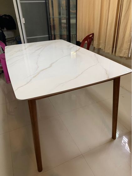 ขาว ไม้ อื่นๆ โต๊ะอาหาร