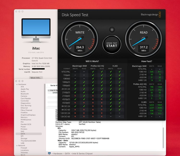 iMac 21.5” 2013 macOSปี2024 Corei5 SSD 128 GB RAM 8G สภาพดีลื่นมาก จอสวยโปรแกรมครบพร้อมใช้งาน +Apple keyboard รูปที่ 6