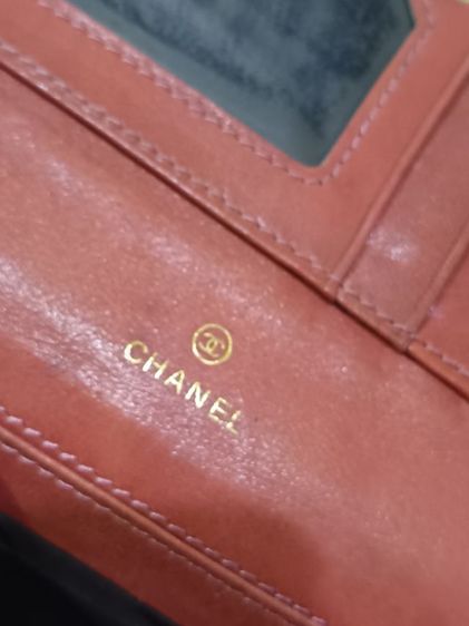 กระเป๋าสตางค์หนังแท้แบรนด์มือสองชาแนล รูปที่ 6