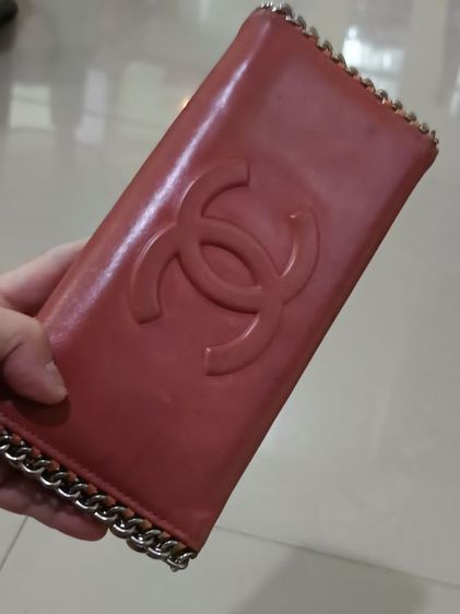 กระเป๋าสตางค์หนังแท้แบรนด์มือสองชาแนล รูปที่ 3