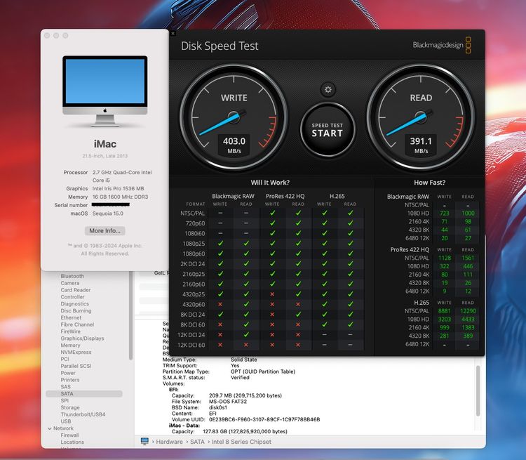 iMac 21.5” 2013 macOSปี2024 Corei5 RAM 16GB SSD 128 GB สภาพดีลื่นมาก จอสวยโปรแกรมครบพร้อมใช้งาน  รูปที่ 6