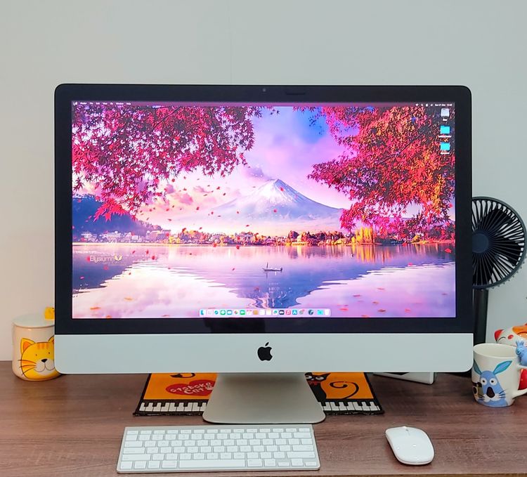 iMac 27” 2011 macOSปี2024  Corei5 RAM 8GB  SSD 128 GB สภาพดีลื่นมาก จอสวยไร้ตำหนิ+Apple keyboard รูปที่ 2
