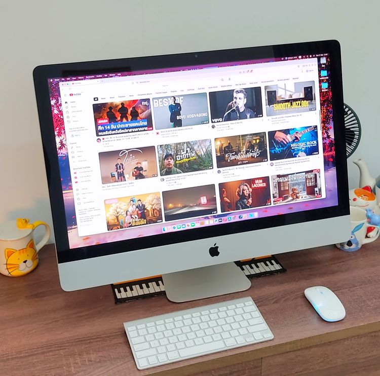 iMac 27” 2011 macOSปี2024  Corei5 RAM 8GB  SSD 128 GB สภาพดีลื่นมาก จอสวยไร้ตำหนิ+Apple keyboard รูปที่ 7