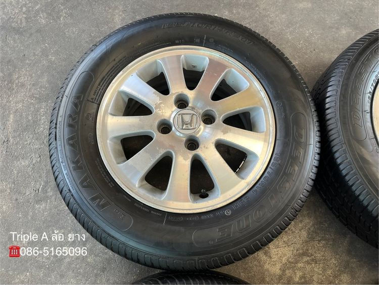 ✨ล้อแม็ก✨Honda ขอบ 14 พร้อมยาง 185-70-14 Deestone ปี 20 รูปที่ 4