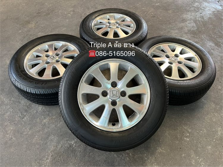 ✨ล้อแม็ก✨Honda ขอบ 14 พร้อมยาง 185-70-14 Deestone ปี 20
