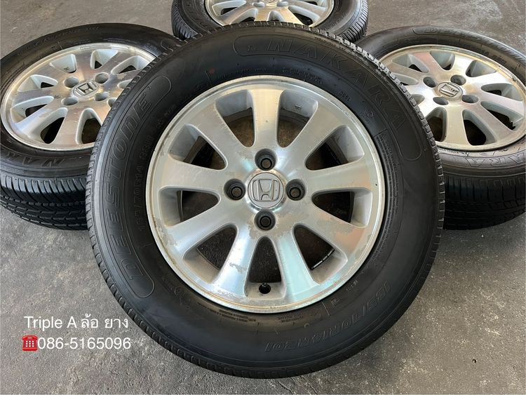 ✨ล้อแม็ก✨Honda ขอบ 14 พร้อมยาง 185-70-14 Deestone ปี 20 รูปที่ 2