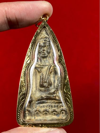 🔥 พระลพบุรีหูยาน เนื้อชินตะกั่ว หน้าตาชัดลายเส้นคม พร้อมเลี่ยมกรอบไมครอน