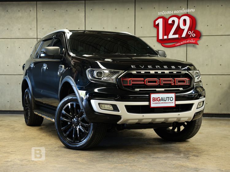 รถ Ford Everest 2.0 Titanium Plus สี ดำ
