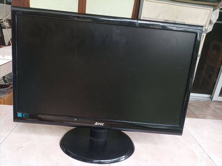 monitor ATEC ขนาด 20" มีพอรท dvi vga ไร้เส้นไร้จุด พร้อมใช้งาน ขาย 490 บาท  รูปที่ 2
