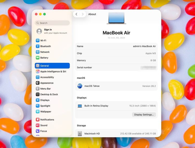 MacBook Air 15-inch M3 2024 Ram8GB SSD256GB Starlight apple care 29 November 2026 รูปที่ 12
