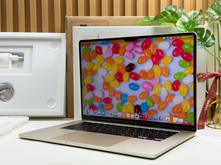 MacBook Air 15-inch M3 2024 Ram8GB SSD256GB Starlight apple care 29 November 2026 รูปที่ 2