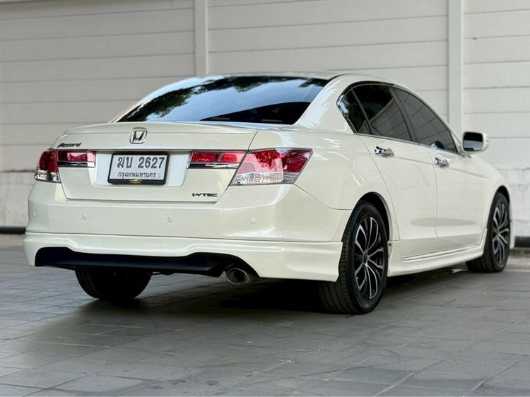 Honda Accord 2012 2.0 EL Sedan เบนซิน ไม่ติดแก๊ส เกียร์อัตโนมัติ ขาว รูปที่ 4