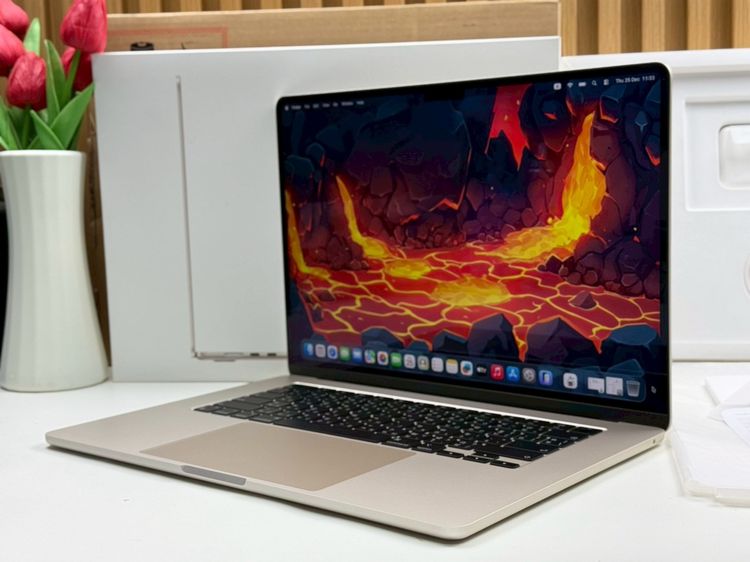 MacBook Air 15-inch M3 2024 Ram8GB SSD256GB Starlight apple care 29 November 2026 รูปที่ 2