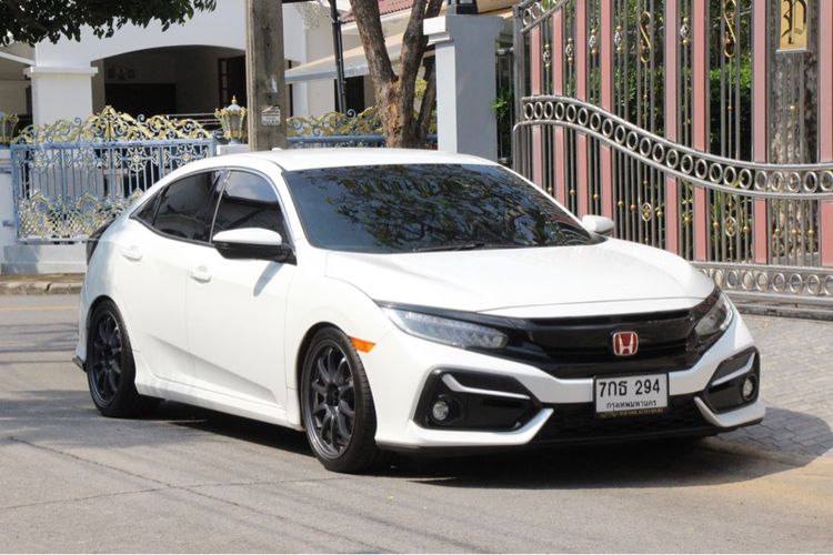 Honda Civic 2018 1.5 Turbo Sedan เบนซิน เกียร์อัตโนมัติ ขาว