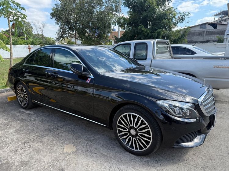 Mercedes-Benz C-Class 2016 C350 Sedan ไฮบริด ไม่ติดแก๊ส เกียร์อัตโนมัติ ดำ รูปที่ 2