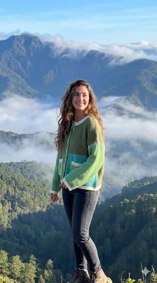 แขนยาว เขียว ฟรีไซส์ เสื้อไหมพรม เสื้อคาร์ดิแกนไหมพรม มือ 1 สวยๆ