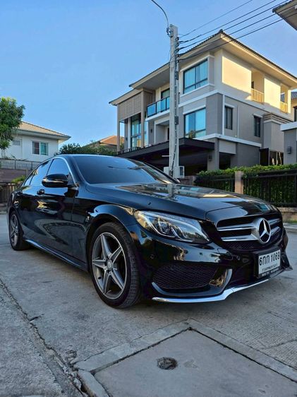 Mercedes-Benz C-Class 2017 C300 Sedan เบนซิน ไม่ติดแก๊ส เกียร์อัตโนมัติ ดำ รูปที่ 2