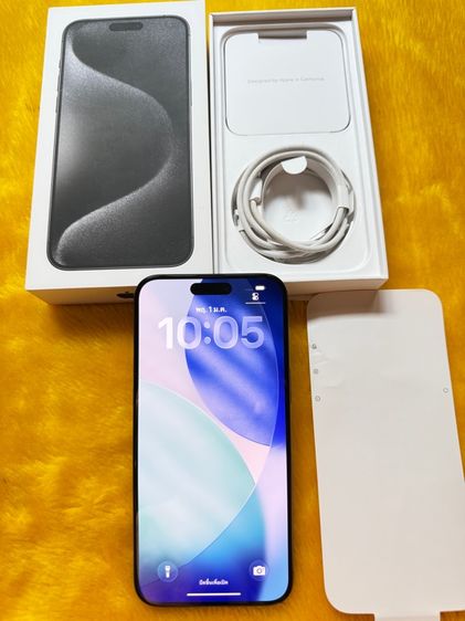 256 GB iPhone 15 Pro Max-ดำใหม่มาก