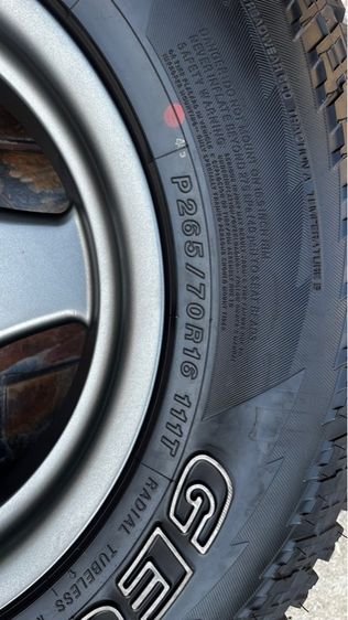 แม็ก Bradley งานSSW 16”  สีเทา ก8“ ออฟ0 16“ พร้อมยางYoko AT G015 ปลายปี2024   รูปที่ 11