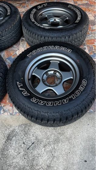 แม็ก Bradley งานSSW 16”  สีเทา ก8“ ออฟ0 16“ พร้อมยางYoko AT G015 ปลายปี2024   รูปที่ 7