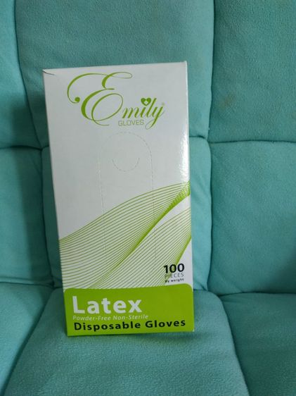 ถุงมือ สีฟ้า กล่องละ 100 ชิ้น รูปที่ 8