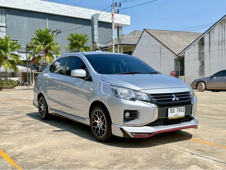 Mitsubishi Mirage 2020 1.2 GLX Sedan เบนซิน ไม่ติดแก๊ส เกียร์อัตโนมัติ บรอนซ์เงิน รูปที่ 3
