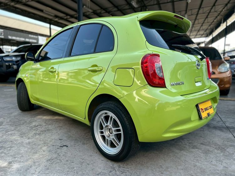 Nissan March 2015 1.2 V Sedan เบนซิน ไม่ติดแก๊ส เกียร์อัตโนมัติ เขียว รูปที่ 3