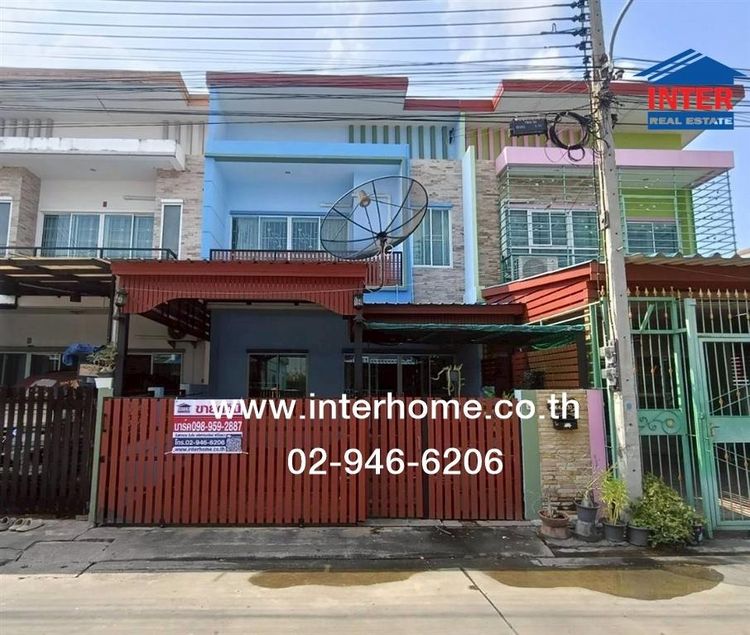 ทาวน์เฮ้าส์ 2 ชั้น 25.5 ตร.ว. หมู่บ้านเดอะมันนี่ กระทุ่มแบน ใกล้ค่ายกำแพงเพชรอัครโยธิน ถนนพุทธสาคร ถนนเศรษฐกิจ1 กระทุ่มแบน สมุทรสาคร