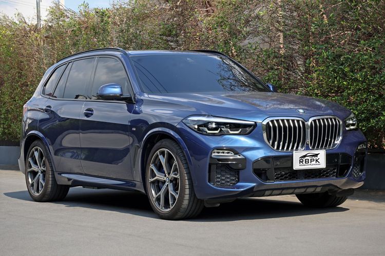 BMW X5 2020 3.0 xDrive45e M Sport 4WD Sedan ปลั๊กอินไฮบริด (PHEV) ไม่ติดแก๊ส เกียร์อัตโนมัติ น้ำเงิน รูปที่ 4