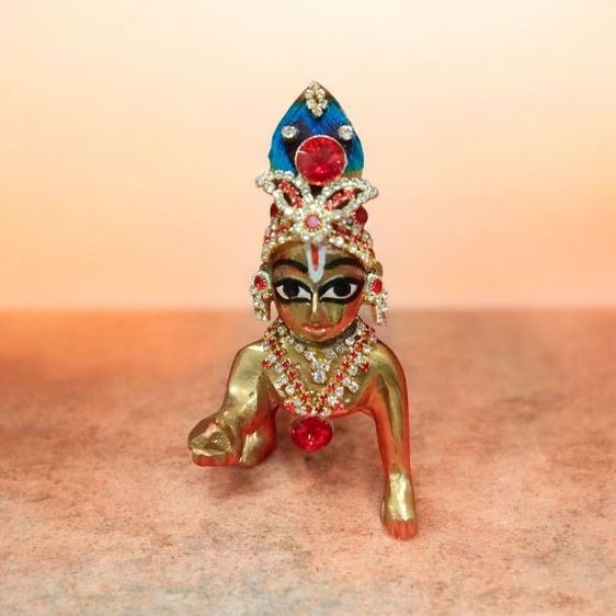 พระกฤษณะปางเด็ก งานอินเดีย