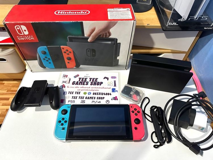 Ninswitch v1 สายมืดเมม256ลงเกมส์ไว้เต็มจุพร้อมเล่น จอติดฟิล์มกระจกให้แล้ว