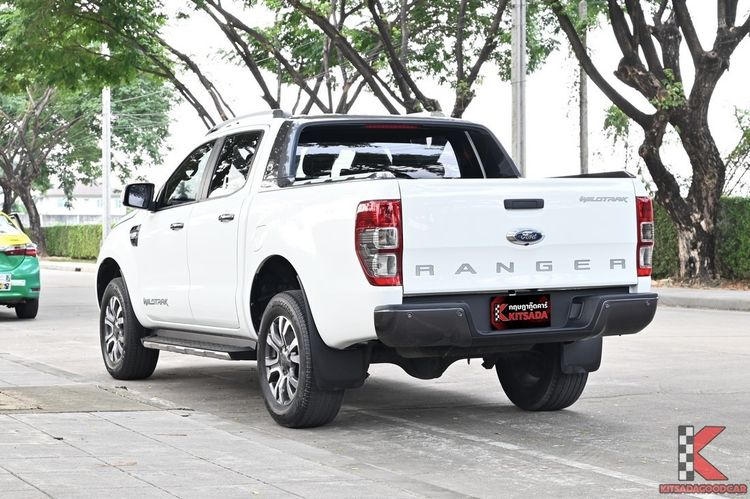 Ford Ranger 2017 2.2 Hi-Rider Wildtrak Pickup ดีเซล ไม่ติดแก๊ส เกียร์อัตโนมัติ ขาว รูปที่ 3
