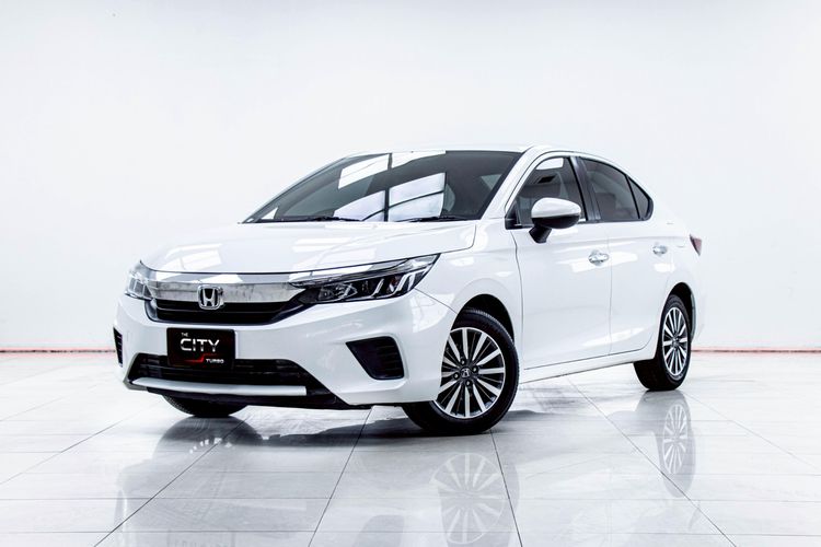 Honda City 2020 1.0 SV Sedan เบนซิน ไม่ติดแก๊ส เกียร์อัตโนมัติ ขาว