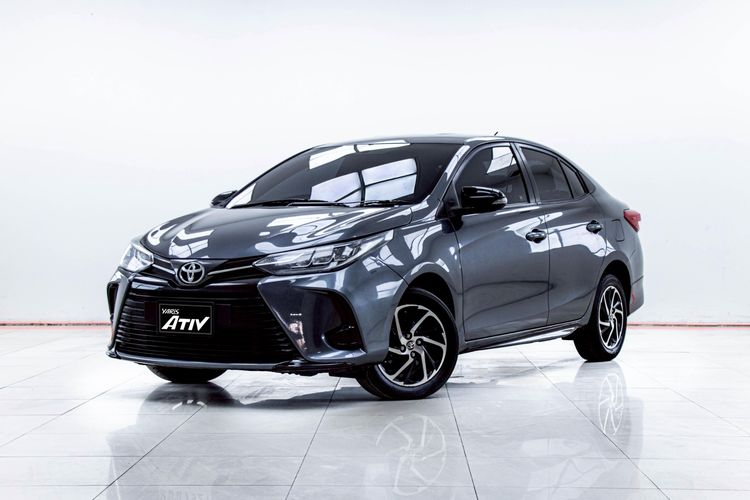 Toyota Yaris ATIV 2021 1.2 Sport Sedan เบนซิน ไม่ติดแก๊ส เกียร์อัตโนมัติ เทา รูปที่ 4