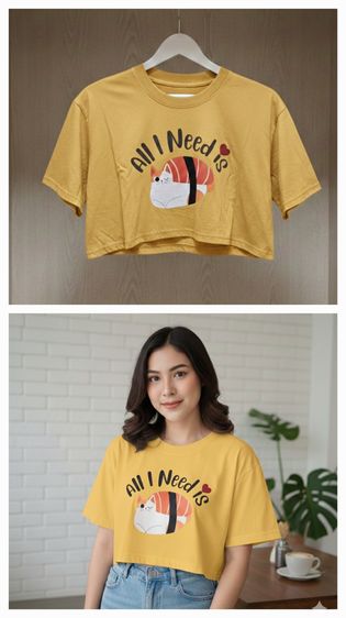 เสื้อครอป รูปที่ 2