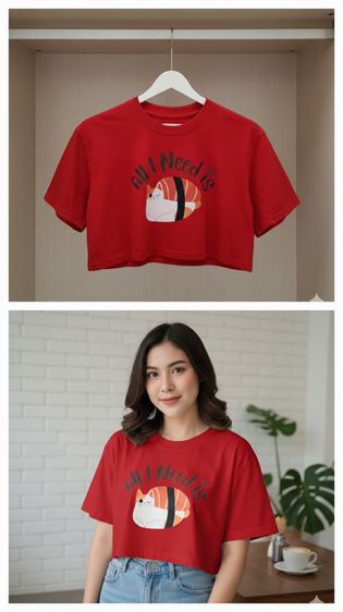 เสื้อครอป รูปที่ 6