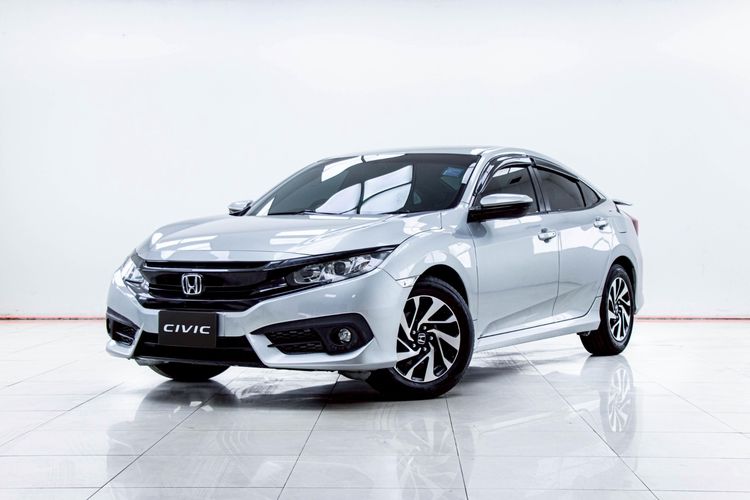 Honda Civic 2018 1.8 E i-VTEC Sedan เบนซิน ไม่ติดแก๊ส เกียร์อัตโนมัติ เทา
