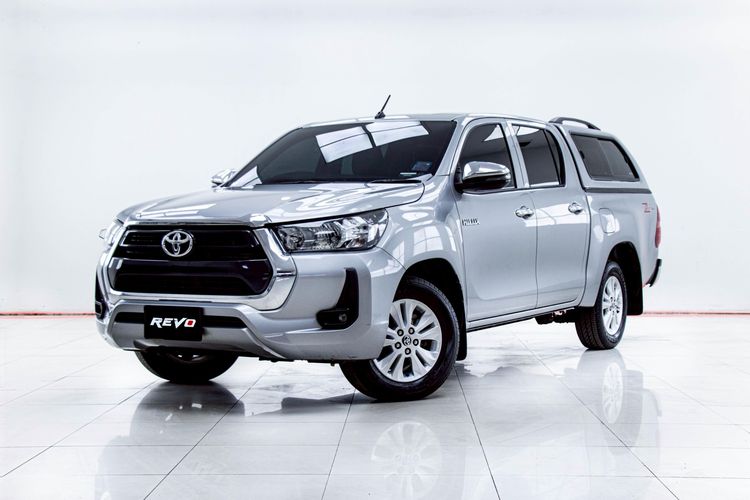 Toyota Hilux Revo 2021 Double Cab 2.4 Mid Z Edition Pickup ดีเซล ไม่ติดแก๊ส เกียร์ธรรมดา เทา รูปที่ 4