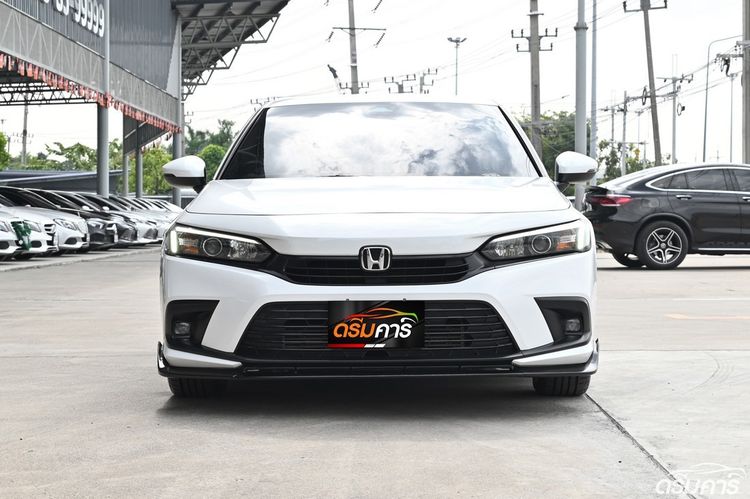 Honda Civic 2021 1.5 Turbo EL+ Sedan เบนซิน ไม่ติดแก๊ส เกียร์อัตโนมัติ ขาว รูปที่ 2