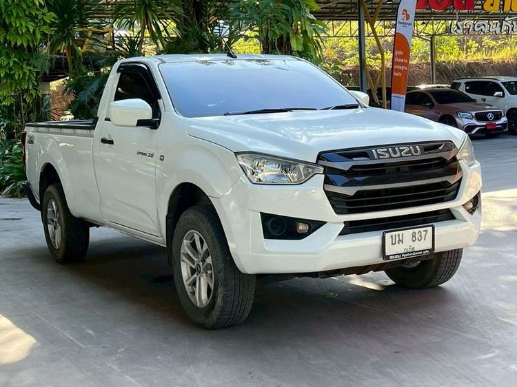 Isuzu D-MAX 2022 3.0 S 4WD Pickup ดีเซล ไม่ติดแก๊ส เกียร์ธรรมดา ขาว รูปที่ 3