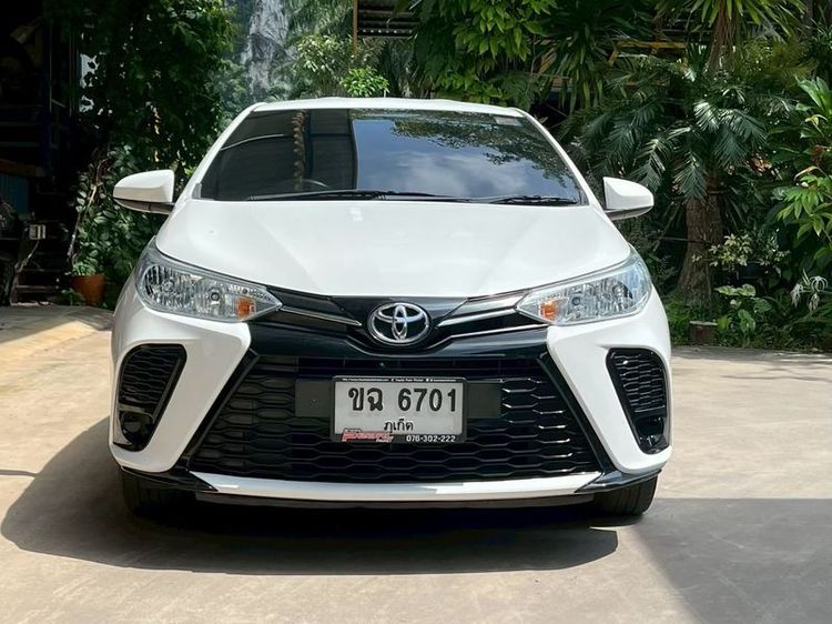 Toyota Yaris 2022 1.2 Entry Sedan เบนซิน ไม่ติดแก๊ส เกียร์อัตโนมัติ ขาว รูปที่ 2